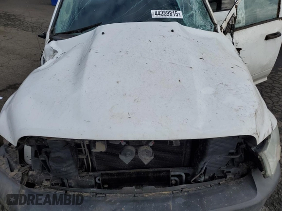2010 Dodge 1500 ST with VIN 1D7RB1GK4AS126579, listed as a Copart auction lot 44359815 with Not Provided miles and Salvage Title. Bid and sale history available at DreamBid. Image 12.