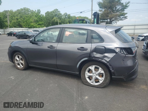 2023 Honda HR-V LX with VIN 3CZRZ2H3XPM744598, listed as a Copart auction lot 59877275 with 39,451 mi miles and Salvage title. Bid and sale history available at DreamBid. Image 2.