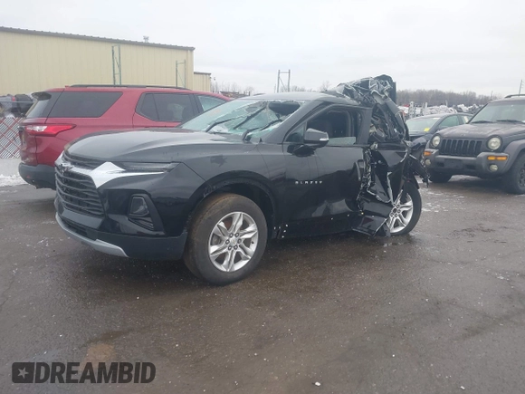 2020 Chevrolet Blazer LT z VIN 3GNKBCR40LS710336, wystawiony jako IAAI lot #41515695 z przebiegiem 43 397 mil mil oraz . Historia ofert i sprzedaży dostępna na DreamBid. Obrazek 2.