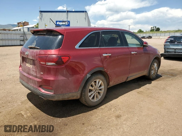 2019 Kia Sorento LX z VIN 5XYPGDA32KG459358, wystawiony jako Copart lot #61191425 z przebiegiem 178 369 mil mil oraz Czysty tytuł • Clean title. Historia ofert i sprzedaży dostępna na DreamBid. Obrazek 3.