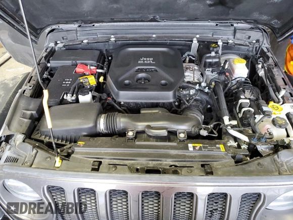 2021 Jeep Wrangler Unlimited Rubicon with VIN 1C4HJXFNXMW732523, listed as a Copart auction lot 40781314 with 23,535 mi miles and Salvage title. Bid and sale history available at DreamBid. Image 11.