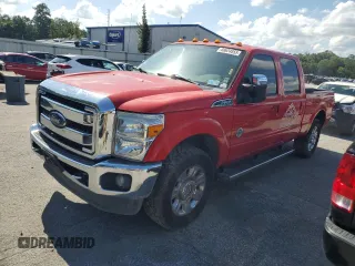 2016 Ford F-250 Lariat z VIN 1FT7W2BT9GEA25038, wystawiony jako Copart lot #60624855 z przebiegiem 177 867 mil mil oraz Czysty tytuł • Clean title. Historia ofert i sprzedaży dostępna na DreamBid. Obrazek 1.