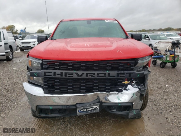 2019 Chevrolet Silverado 1500 Work Truck with VIN 1GCRYAEH4KZ269475, listed as a Copart auction lot 72187463 with 72,834 mi miles and Salvage Title. Bid and sale history available at carsss.com. Image 5.