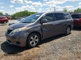 2011 Toyota Sienna LE AAS с VIN 5TDKK3DC8BS145375, выставлен на аукционе Copart как лот 55619725 с пробегом 189 934 миль миль и Списание • Salvage title. История ставок и продаж доступна на DreamBid. Изображение 1.