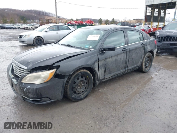 2013 Chrysler 200 LX with VIN 1C3CCBAB1DN646919, listed as a IAAI auction lot 41743113 with 167,515 mi miles and . Bid and sale history available at DreamBid. Image 2.