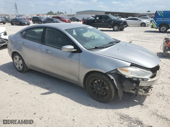 2015 Dodge Dart SE with VIN 1C3CDFAA9FD237233, listed as a Copart auction lot 53552225 with 146,086 mi miles and Salvage Title. Bid and sale history available at carsss.com. Image 4.