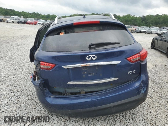 2013 Infiniti FX with VIN JN8CS1MW3DM174322, listed as a Copart auction lot 54331155 with Not provided miles and Salvage title. Bid and sale history available at DreamBid. Image 6.