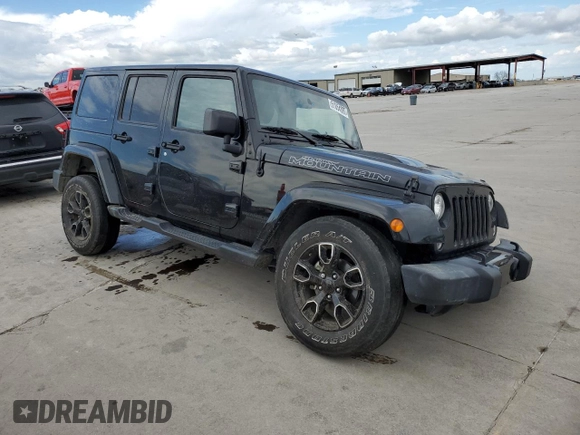 2017 Jeep Wrangler Unlimited Sahara with VIN 1C4BJWEG6HL640223, listed as a Copart auction lot 51054385 with 73,797 mi miles and Clean Title. Bid and sale history available at carsss.com. Image 4.