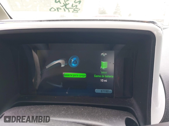 2013 Chevrolet Volt with VIN 1G1RD6E41DU116258, listed as a IAAI auction lot 42047374 with 87,190 mi miles and . Bid and sale history available at carsss.com. Image 13.
