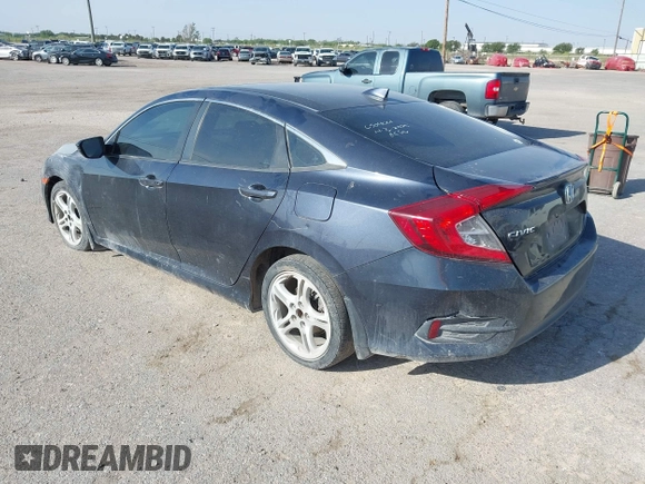 2016 Honda Civic Sedan EX-T with VIN 19XFC1F30GE015608, listed as a IAAI auction lot 42011102 with 80,812 mi miles. Bid and sale history available at carsss.com. Image 3.