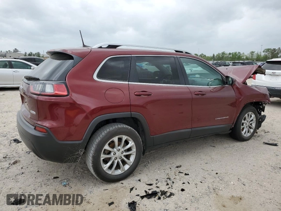 2019 Jeep Cherokee Latitude with VIN 1C4PJLCB4KD340371, listed as a Copart auction lot 51526405 with 60,413 mi miles and Salvage title. Bid and sale history available at DreamBid. Image 3.