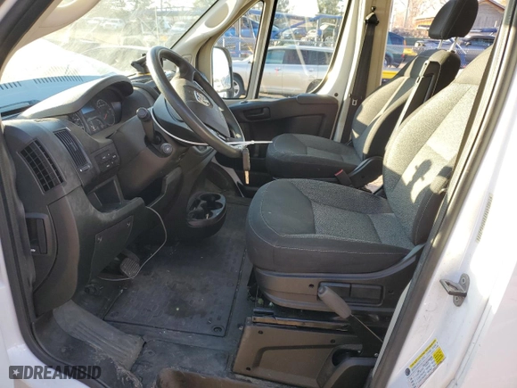 2019 Ram ProMaster Cargo Van with VIN 3C6TRVDG8KE550930, listed as a Copart auction lot 47134055 with 63,323 mi miles and Salvage Title. Bid and sale history available at carsss.com. Image 7.