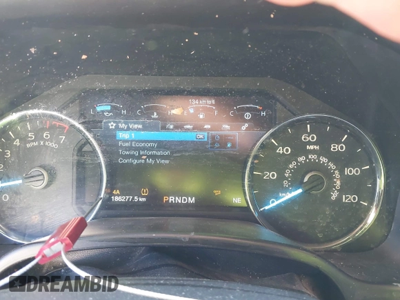 2019 Ford F-150 XL with VIN 1FTEW1EP9KKD60729, listed as a IAAI auction lot 41401427 with 186,277 mi miles. Bid and sale history available at carsss.com. Image 7.