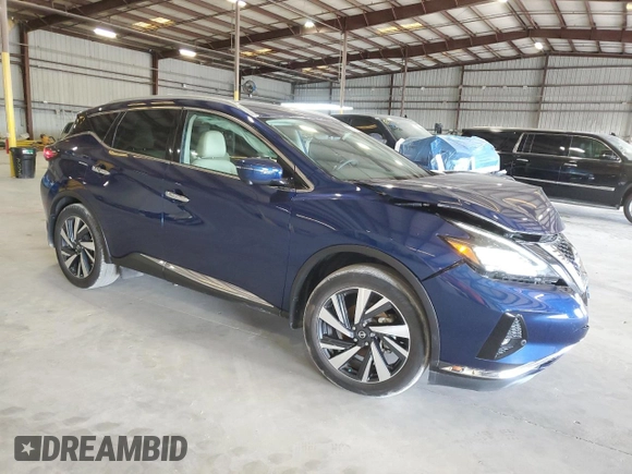 2022 Nissan Murano SL with VIN 5N1AZ2CJ1NC113032, listed as a Copart auction lot 55800465 with 36,868 mi miles and Non Repairable. Bid and sale history available at carsss.com. Image 4.