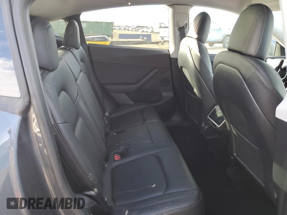 2021 Tesla Model Y Long Range with VIN 5YJYGDEE2MF065398, listed as a Copart auction lot 89352855 with 46,144 mi miles and Salvage Title. Bid and sale history available at DreamBid. Image 11.
