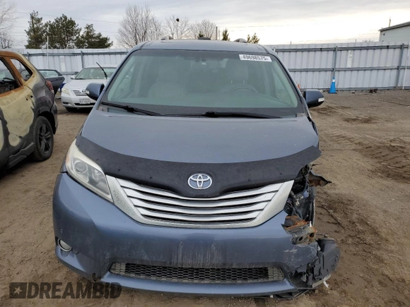 2015 Toyota Sienna Ltd with VIN 5TDDK3DC2FS095104, listed as a Copart auction lot 49698575 with 234,402 mi miles and Salvage Title. Bid and sale history available at carsss.com. Image 5.