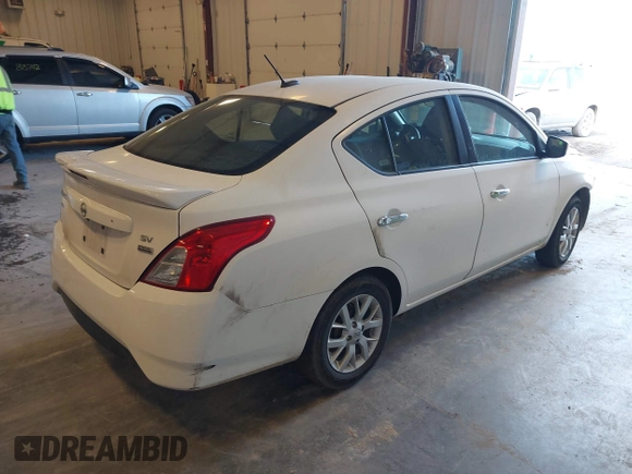 2018 Nissan Versa SV with VIN 3N1CN7AP0JL857140, listed as a IAAI auction lot 41886582 with 155,227 mi miles. Bid and sale history available at carsss.com. Image 4.