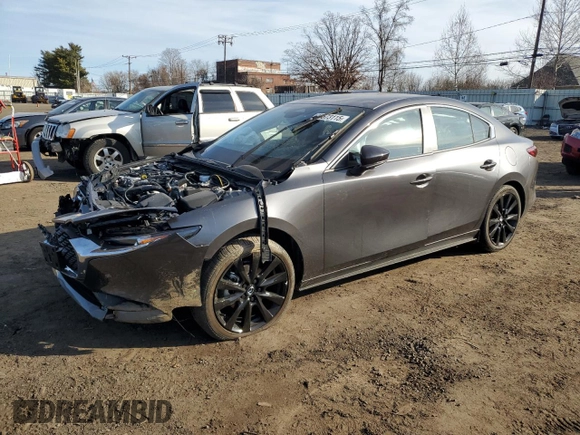 2025 Mazda 3 S Select Sport with VIN JM1BPABM2S1756758, listed as a Copart auction lot 48673115 with 4,146 mi miles and Salvage Title. Bid and sale history available at DreamBid. Image 1.