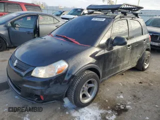 2007 Suzuki SX4 with VIN JS2YB413375112114, listed as a Copart auction lot 88748045 with 208,722 mi miles and Salvage Title. Bid and sale history available at carsss.com. Image 1.