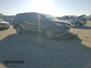 2021 Toyota Sienna LE with VIN 5TDKRKEC6MS013416, listed as a Copart auction lot 89003355 with 93,169 mi miles and Salvage title. Bid and sale history available at DreamBid. Image 11.