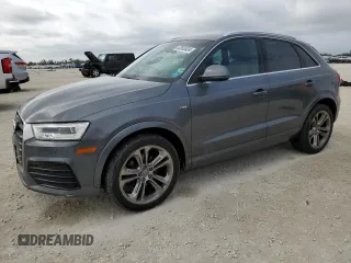 2017 Audi Q3 Prestige with VIN WA1GCCFS0HR005622, listed as a Copart auction lot 83565434 with 91,537 mi miles and Salvage Title. Bid and sale history available at carsss.com. Image 1.