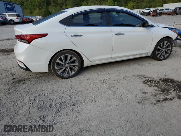 2018 Hyundai Accent Limited with VIN 3KPC34A35JE021794, listed as a Copart auction lot 71097384 with 96,261 mi miles and Salvage Title. Bid and sale history available at carsss.com. Image 3.