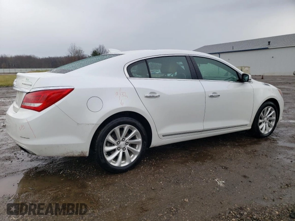 2016 Buick LaCrosse Leather with VIN 1G4GB5G32GF170692, listed as a Copart auction lot 50130155 with 109,576 mi miles and Salvage Title. Bid and sale history available at carsss.com. Image 3.