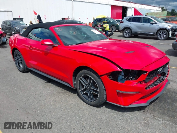 2022 Ford Mustang EcoBoost z VIN 1FATP8UH2N5124679, wystawiony jako IAAI lot #42271957 z przebiegiem 44 470 mil mil oraz . Historia ofert i sprzedaży dostępna na DreamBid. Obrazek 1.