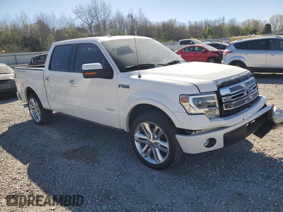 2014 Ford F-150 XL with VIN 1FTFW1CTXEFA16084, listed as a Copart auction lot 49493315 with 104,831 mi miles and Salvage Title. Bid and sale history available at carsss.com. Image 4.