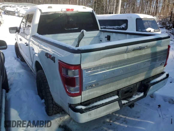 2021 Ford F-150 XL with VIN 1FTFW1E11MFB18030, listed as a Copart auction lot 42501475 with 73,582 mi miles and Salvage title. Bid and sale history available at DreamBid. Image 2.