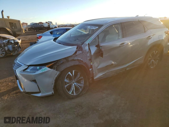 2019 Lexus RX with VIN JTJDGKCA0K2007127, listed as a Copart auction lot 79649794 with 58,693 mi miles and Salvage Title. Bid and sale history available at carsss.com. Image 1.