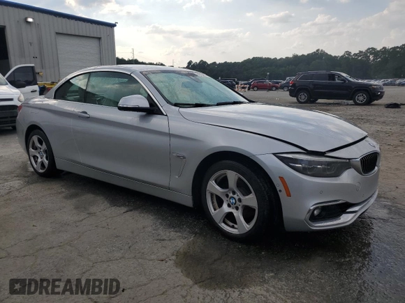 2018 BMW 4 Series 430i xDrive with VIN WBA4Z3C58JEC48792, listed as a Copart auction lot 66750814 with 75,648 mi miles and Salvage Title. Bid and sale history available at DreamBid. Image 4.