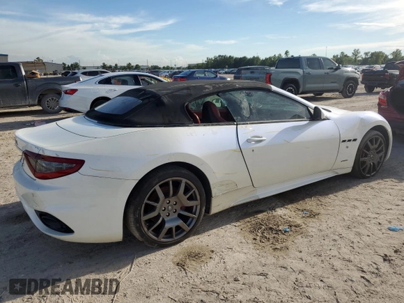 2019 Maserati GranTurismo Sport with VIN ZAM45VMA0K0318444, listed as a Copart auction lot 67703644 with Not provided miles and Non repairable. Bid and sale history available at DreamBid. Image 3.