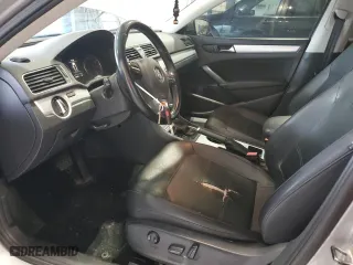 2013 Volkswagen Passat SE with VIN 1VWBP7A36DC035598, listed as a Copart auction lot 51588875 with 168,339 mi miles and Salvage Title. Bid and sale history available at carsss.com. Image 7.