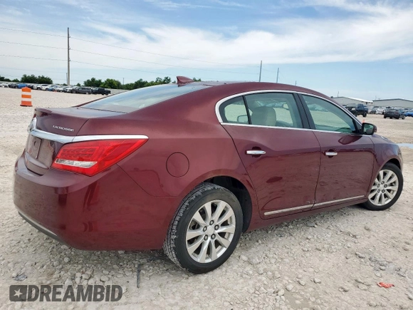 2016 Buick LaCrosse Leather with VIN 1G4GB5GR1GF174768, listed as a Copart auction lot 60461125 with 87,038 mi miles and Salvage title. Bid and sale history available at DreamBid. Image 3.