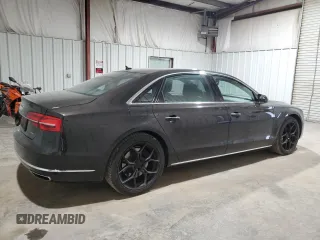2015 Audi A8 L 3.0T with VIN WAU3GAFD2FN009638, listed as a Copart auction lot 49064565 with 58,800 mi miles and Salvage Title. Bid and sale history available at carsss.com. Image 3.
