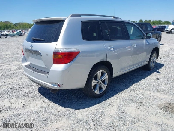 2008 Toyota Highlander Sport with VIN JTEDS43A782035038, listed as a IAAI auction lot 42038615 with 278,109 mi miles. Bid and sale history available at carsss.com. Image 4.