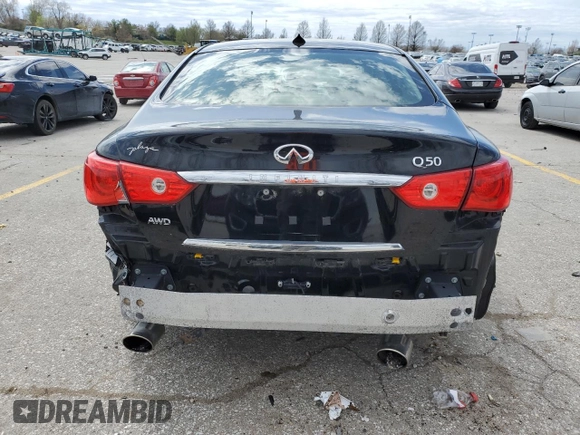 2017 Infiniti Q50 Signature Edition с VIN JN1EV7AR3HM837913, выставлен на аукционе Copart как лот 50824515 с пробегом Не указан миль и Списание • Salvage title. История ставок и продаж доступна на DreamBid. Изображение 6.