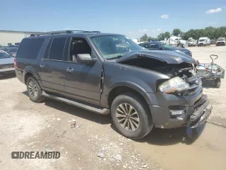 2015 Ford Expedition Max XLT with VIN 1FMJK1JTXFEF44008, listed as a Copart auction lot 62834655 with 137,619 mi miles and Salvage title. Bid and sale history available at DreamBid. Image 4.