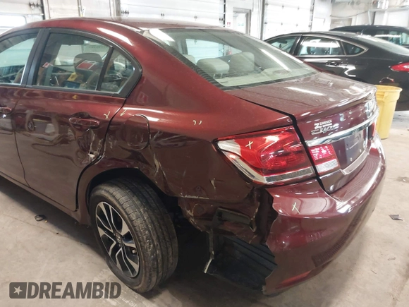 2014 Honda Civic Sedan EX with VIN 19XFB2F85EE017310, listed as a IAAI auction lot 41949163 with 151,121 mi miles. Bid and sale history available at carsss.com. Image 6.