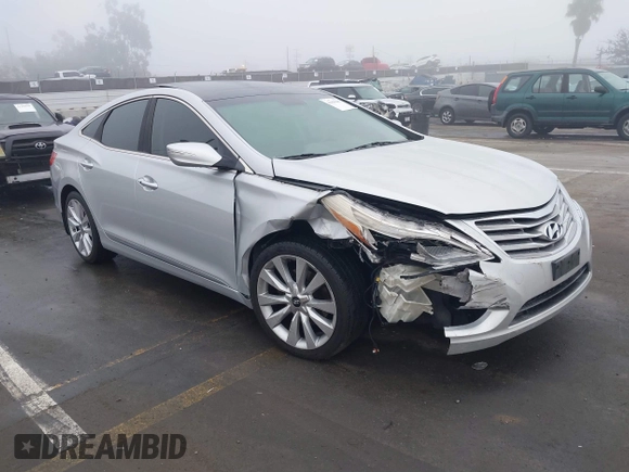 2014 Hyundai Azera Limited with VIN KMHFH4JG7EA388931, listed as a IAAI auction lot 41468407 with 130,597 mi miles and . Bid and sale history available at DreamBid. Image 1.