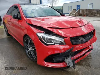 2017 Mercedes-Benz CLA 250 with VIN WDDSJ4GBXHN500370, listed as a Copart auction lot 45715552 with 46,798 mi miles and . Bid and sale history available at DreamBid. Image 1.