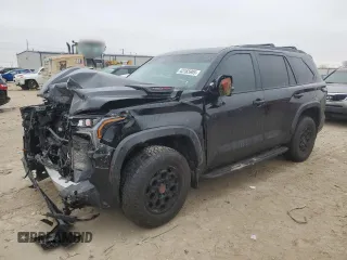 2023 Toyota Sequoia SR5 with VIN 7SVAAABA6PX016420, listed as a Copart auction lot 43165905 with 0 mi miles and Salvage Title. Bid and sale history available at carsss.com. Image 1.