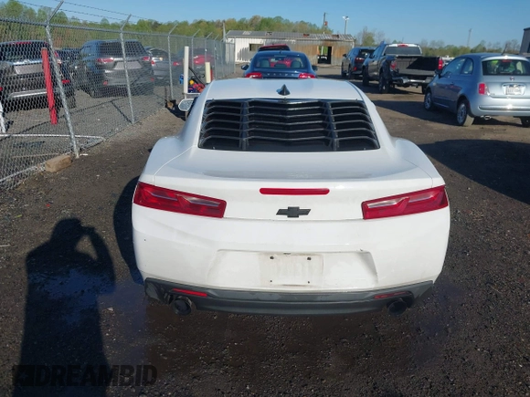 2017 Chevrolet Camaro 1LT with VIN 1G1FA1RX6H0136098, listed as a IAAI auction lot 41978704 with 136,637 mi miles and . Bid and sale history available at carsss.com. Image 16.