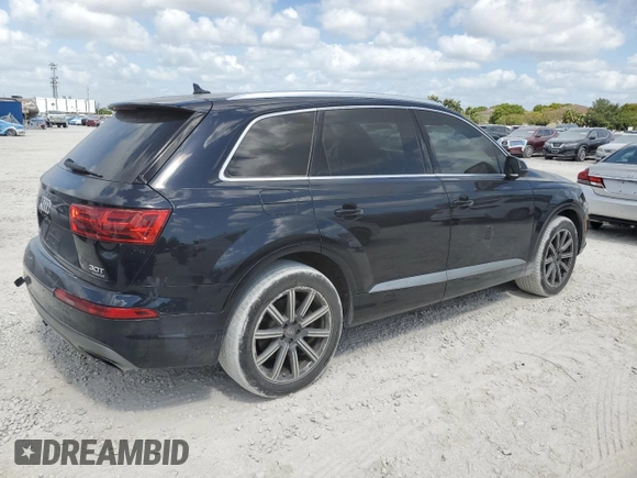 2017 Audi Q7 Premium Plus with VIN WA1LAAF71HD012886, listed as a Copart auction lot 51762015 with 123,485 mi miles and Salvage Title. Bid and sale history available at DreamBid. Image 3.