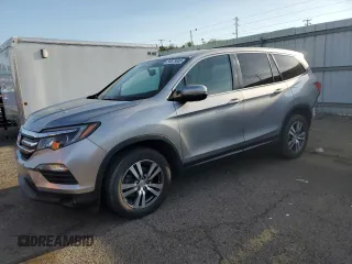 2016 Honda Pilot EX-L with VIN 5FNYF6H50GB028154, listed as a Copart auction lot 56675655 with 154,996 mi miles and Salvage Title. Bid and sale history available at DreamBid. Image 1.