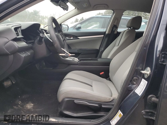 2019 Honda Civic Sedan LX with VIN 2HGFC2F63KH574911, listed as a Copart auction lot 46676525 with 72,942 mi miles and Salvage Title. Bid and sale history available at carsss.com. Image 7.