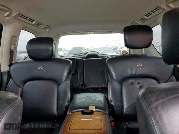 2014 Infiniti QX80 with VIN JN8AZ2NF4E9555026, listed as a Copart auction lot 59152795 with 214,144 mi miles and Clean title. Bid and sale history available at DreamBid. Image 10.