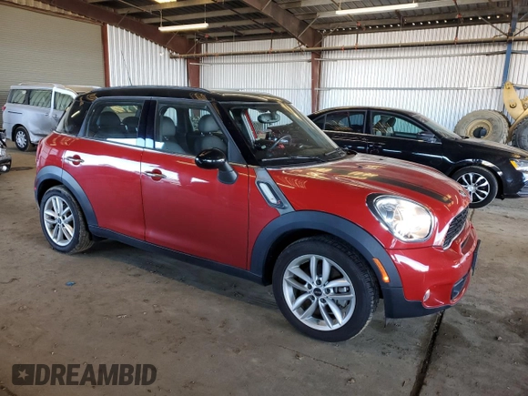 2014 MINI Countryman S with VIN WMWZC3C52EWP28265, listed as a Copart auction lot 49117155 with 65,246 mi miles and Salvage Title. Bid and sale history available at DreamBid. Image 4.