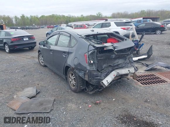 2010 Toyota Prius II with VIN JTDKN3DU0A0109858, listed as a IAAI auction lot 42082348 with 336,839 mi miles. Bid and sale history available at carsss.com. Image 3.